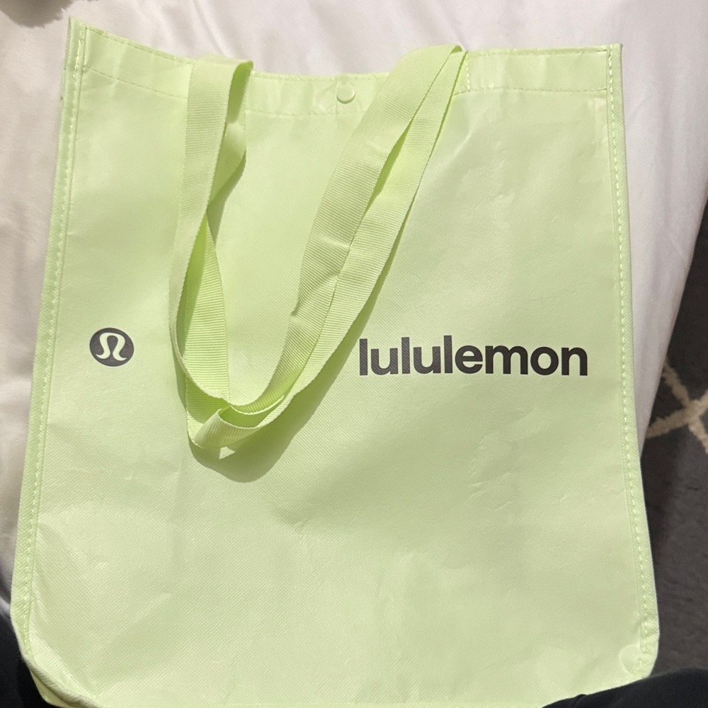 lululemon athletica Neon Lime Tote Bag